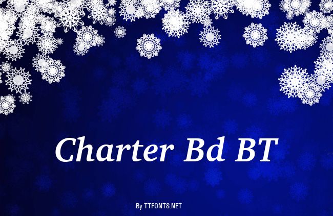 Charter Bd BT example